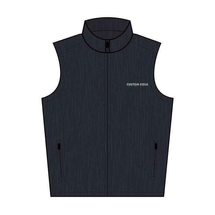 Men’s Soft Shell Vest – Personalized Custom Logo Embroidery | Custom Swag: Wear Your Identity™