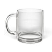 Engraved Glass Coffee Mug — 12.25oz Personalized Clear Tea & Espresso Cup