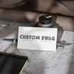 Business Cards — Minimal Black & White Vertical Custom Swag Cards