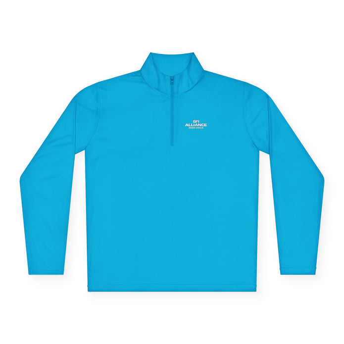 Classic White Quarter-Zip Pullover