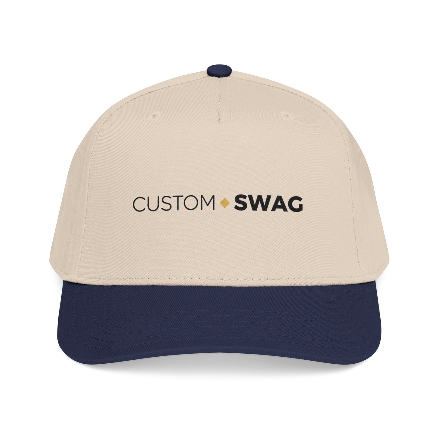 Custom Swag Mid-Profile Baseball Cap — "Wear Your Identity" Embroidered Hat