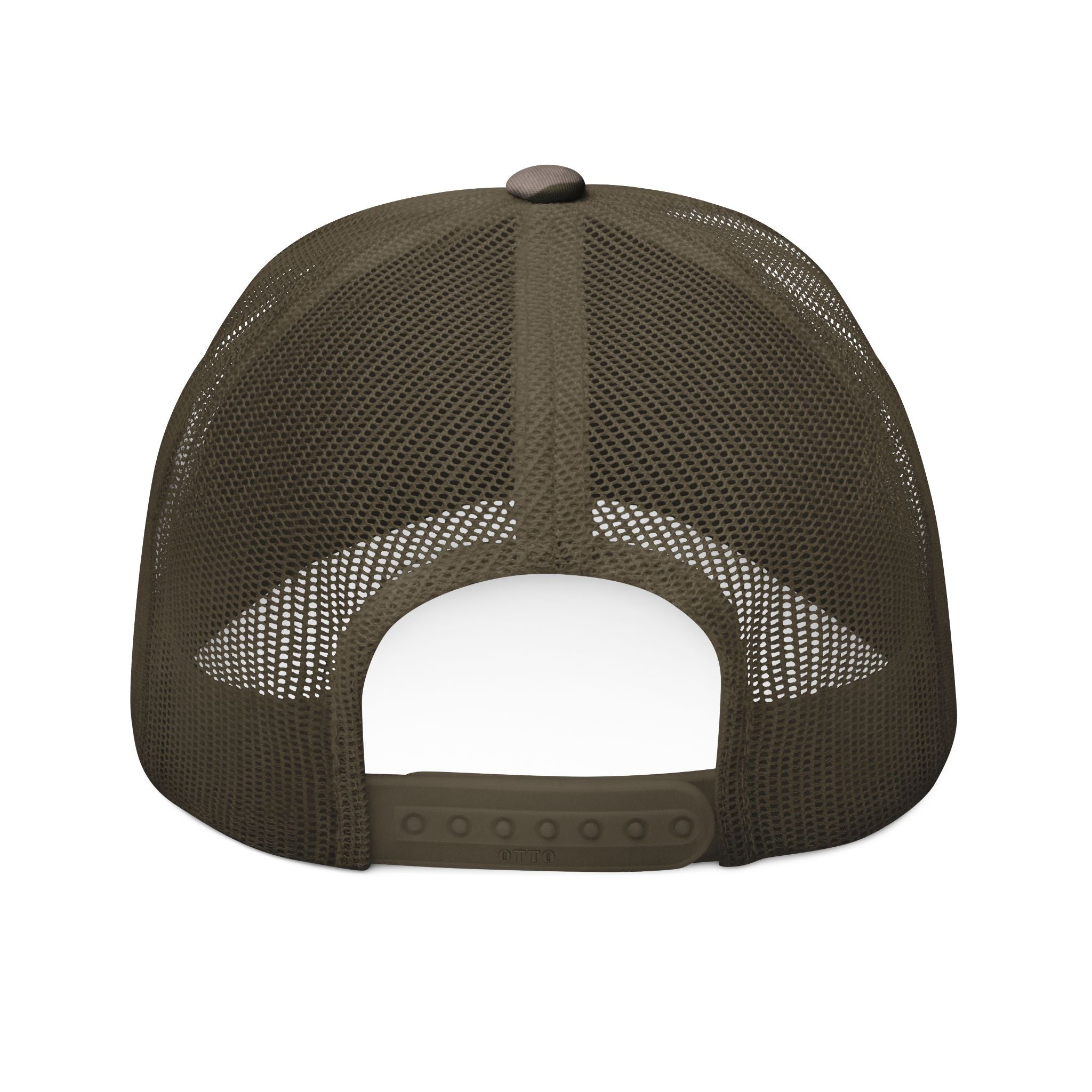 Camo Trucker Hat — Embroidered 
