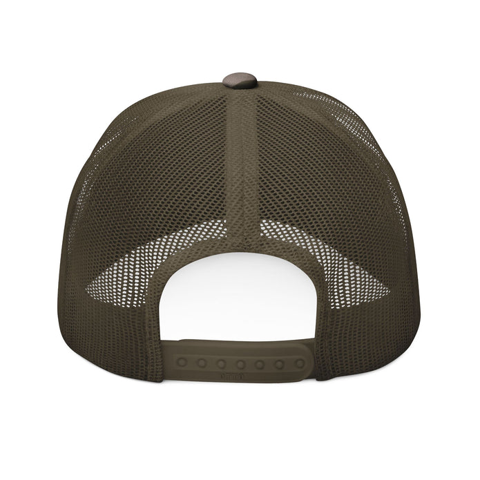 Camo Trucker Hat — Embroidered 