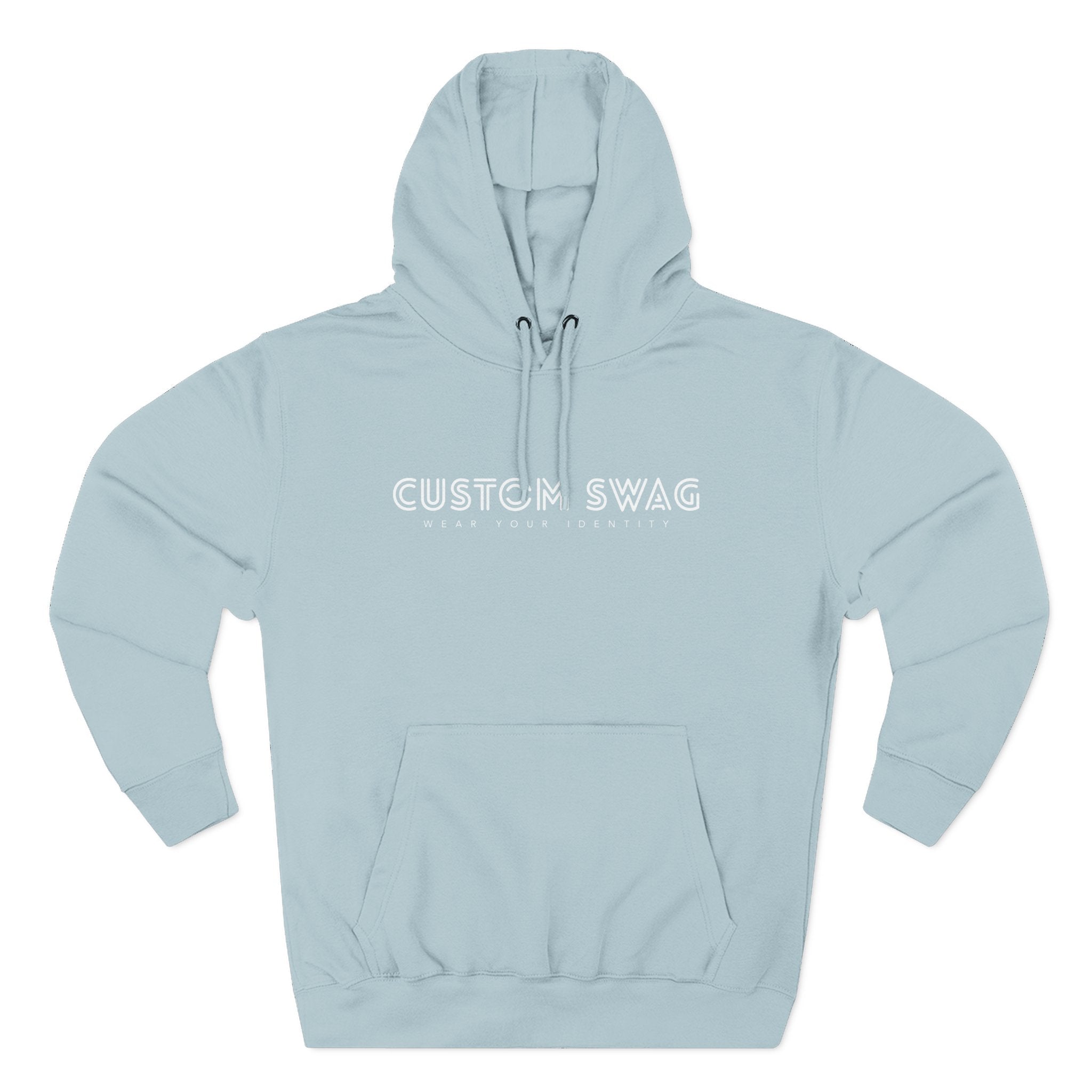 Three-Panel Fleece Hoodie — Cozy Layered Pullover