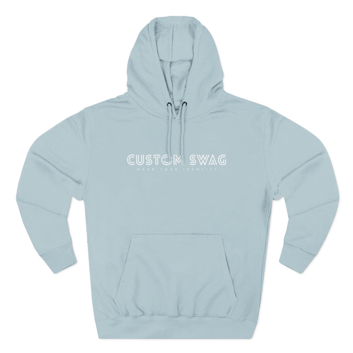 Three-Panel Fleece Hoodie — Cozy Layered Pullover