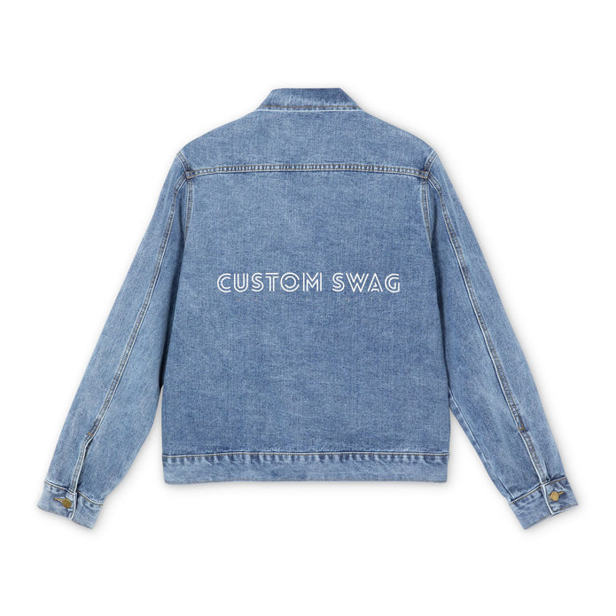 Denim Jacket — Minimal Embroidered Back 