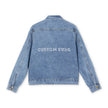 Denim Jacket — Minimal Embroidered Back 