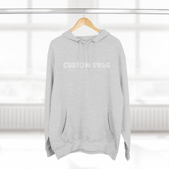 Three-Panel Fleece Hoodie — Cozy Layered Pullover