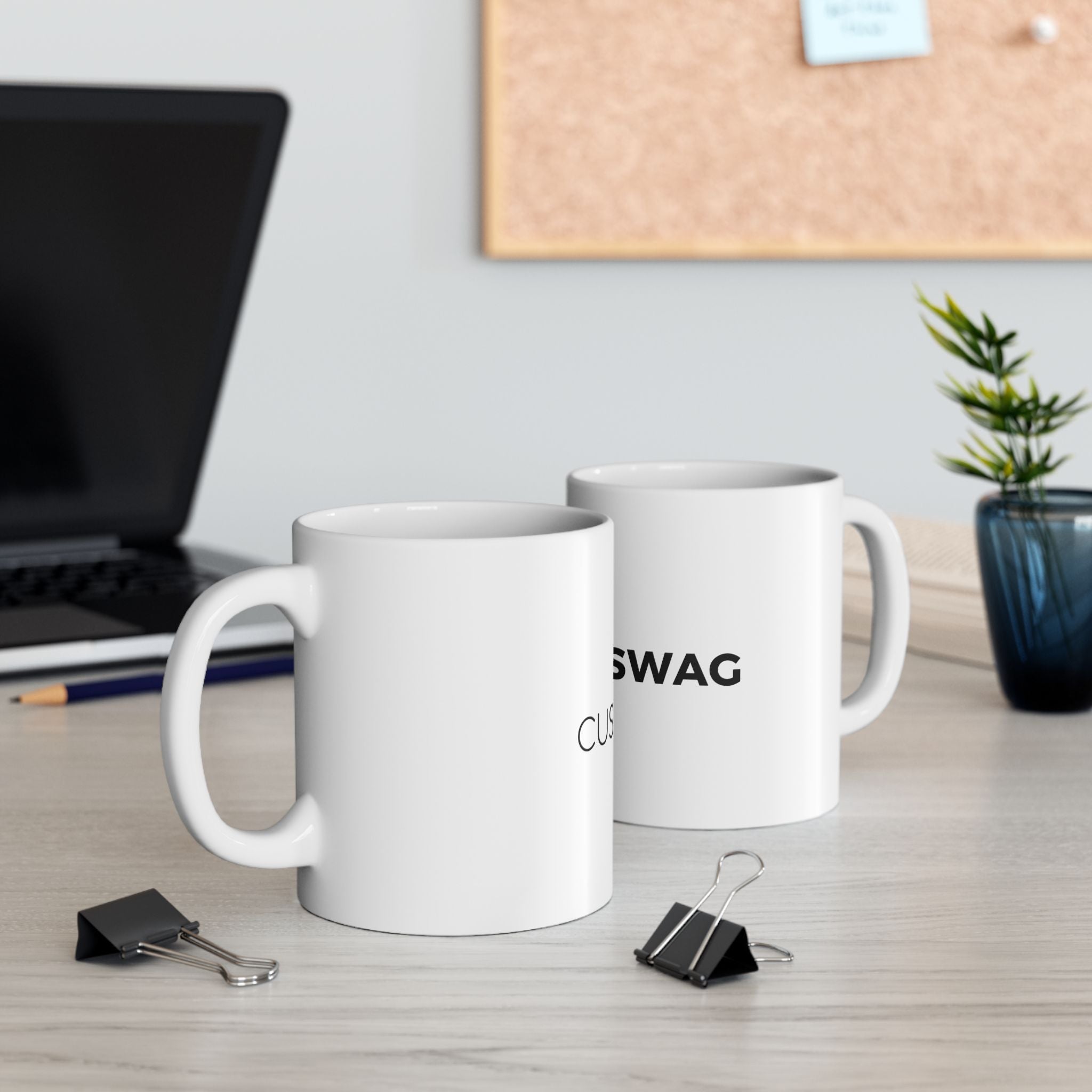 Custom Logo Ceramic Mug (11oz, 15oz) – Personalized Branding Coffee Cup