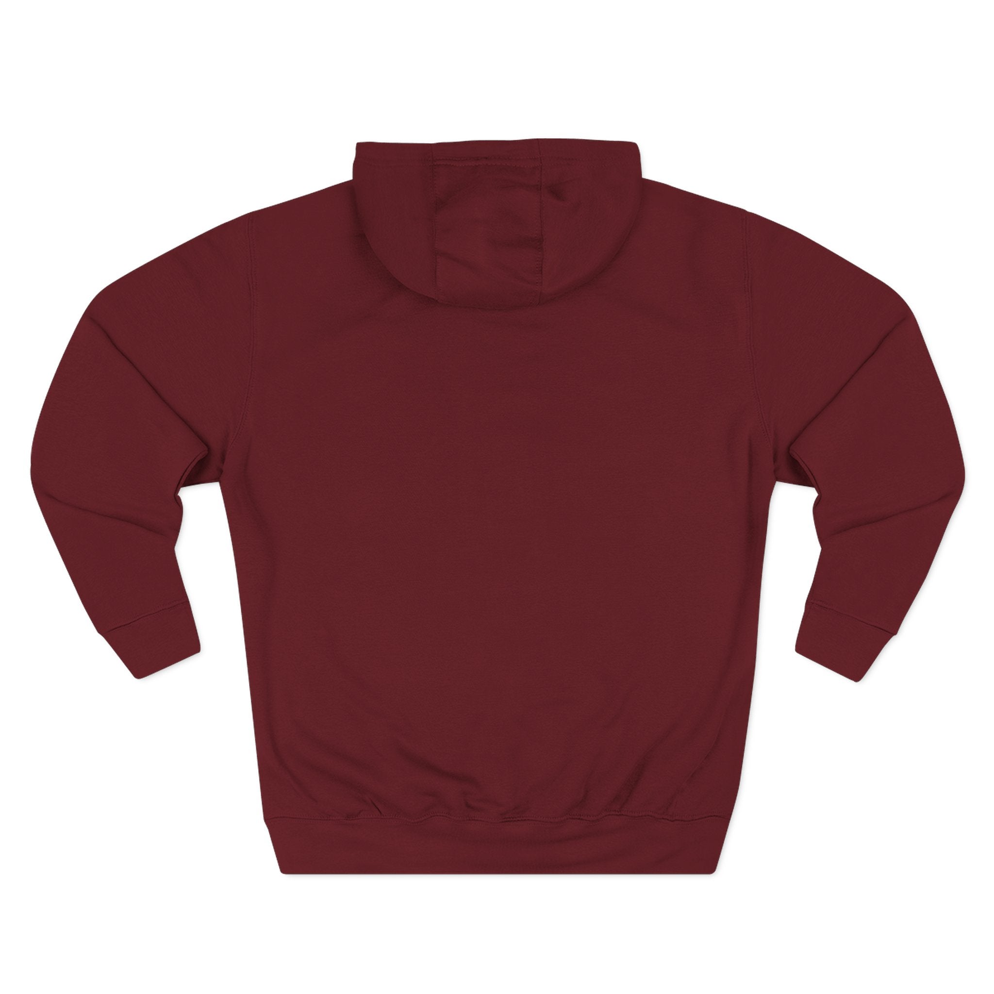 Three-Panel Fleece Hoodie — Cozy Layered Pullover