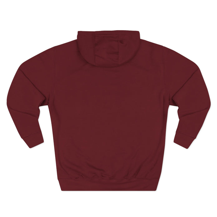 Three-Panel Fleece Hoodie — Cozy Layered Pullover