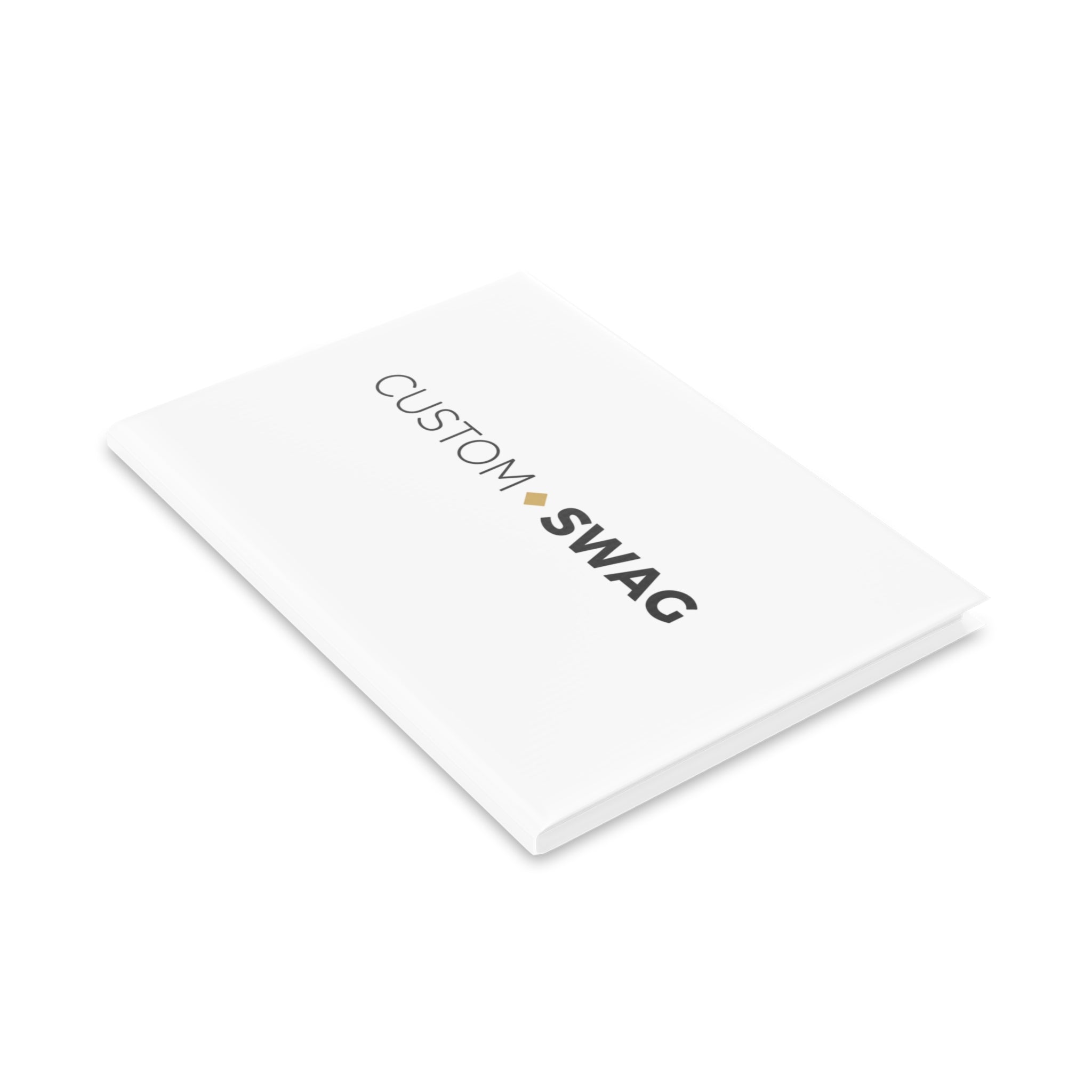 Custom Swag Hardcover Notebook — 