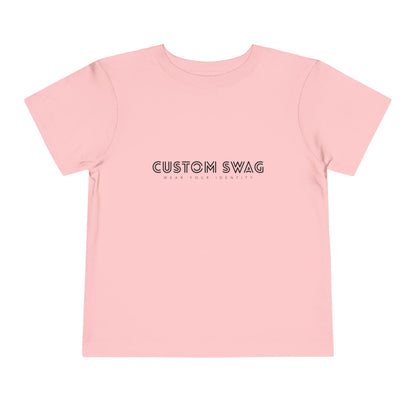 Toddler Tee — "Custom Swag" Minimalist Kids Shirt
