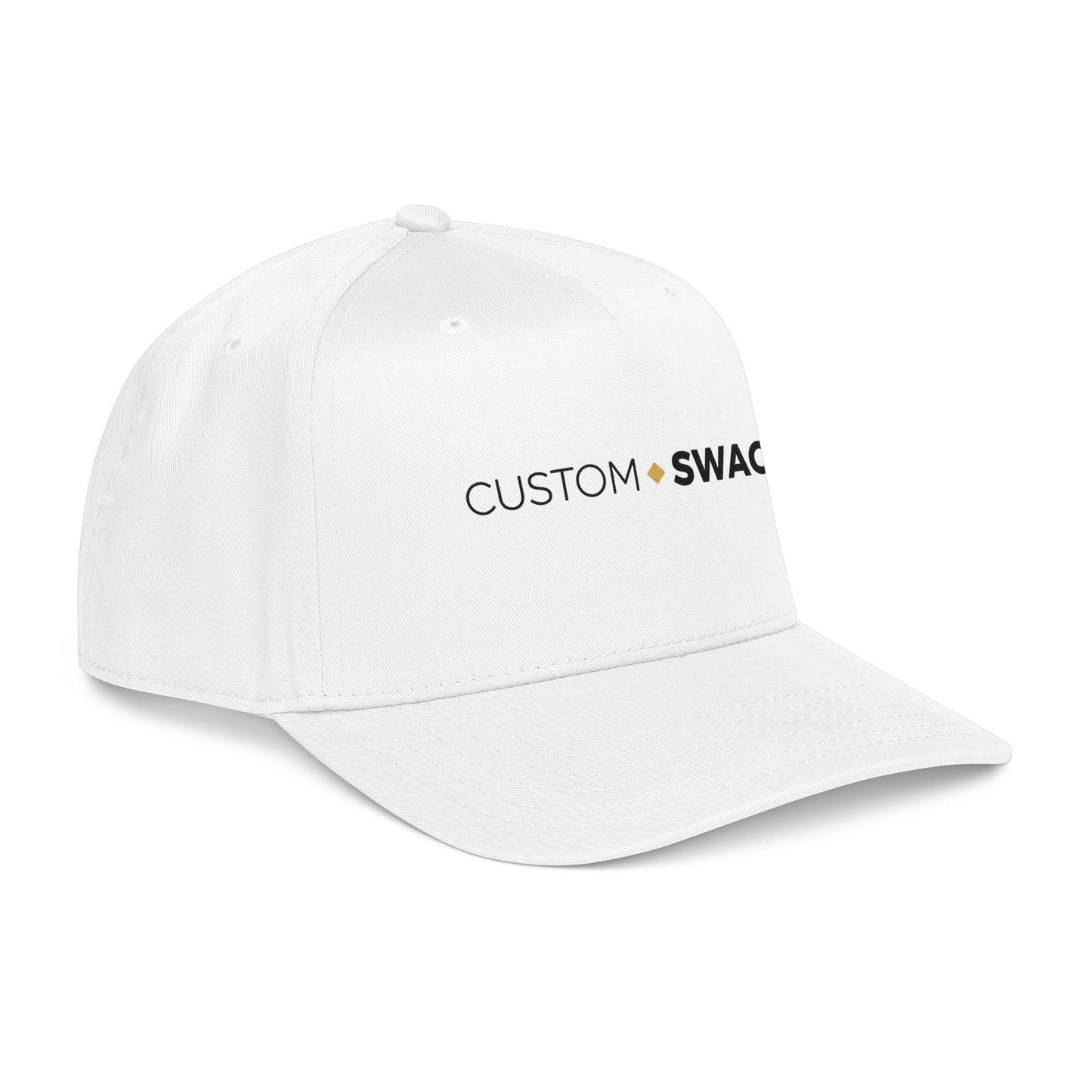 Custom Swag Mid-Profile Baseball Cap — "Wear Your Identity" Embroidered Hat