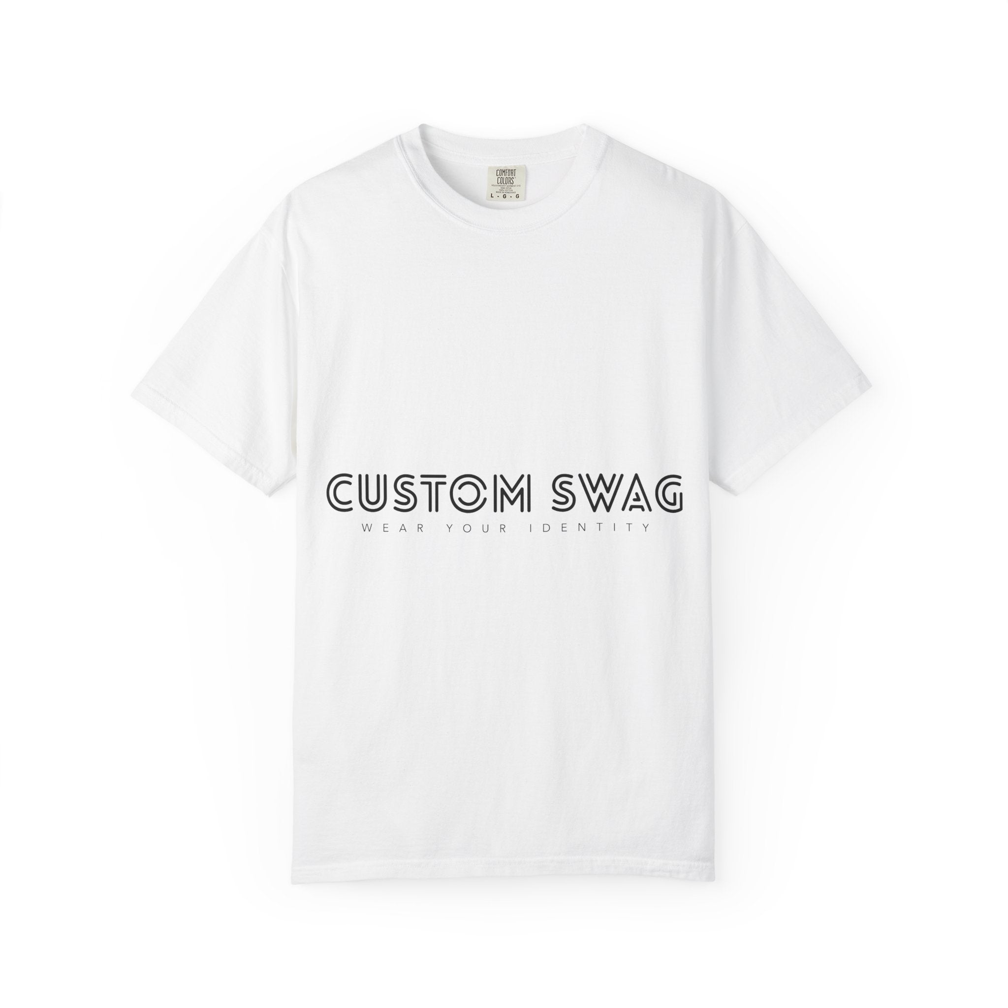 Custom Swag T-Shirt — Minimal Logo Graphic Tee