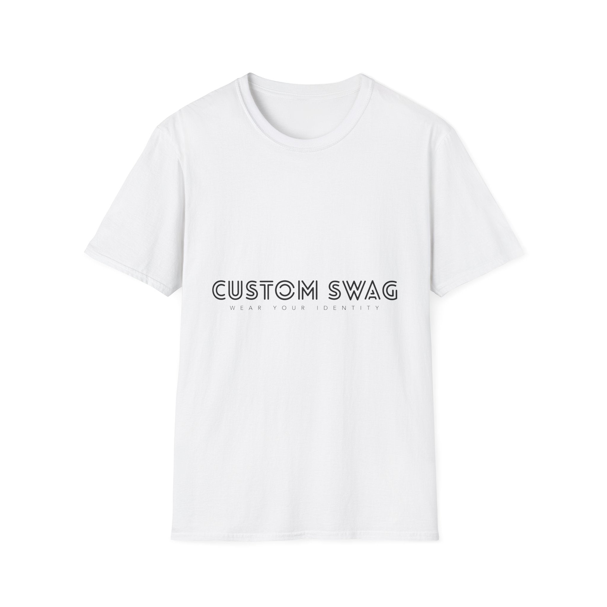 Custom Swag Tee — Minimalist Center-Print Graphic T-Shirt