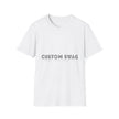 Custom Swag Tee — Minimalist Center-Print Graphic T-Shirt
