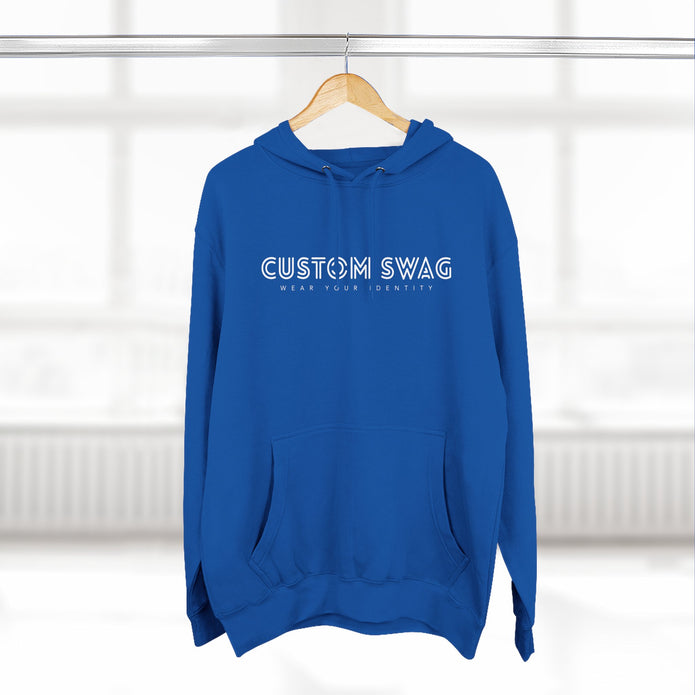 Three-Panel Fleece Hoodie — Cozy Layered Pullover