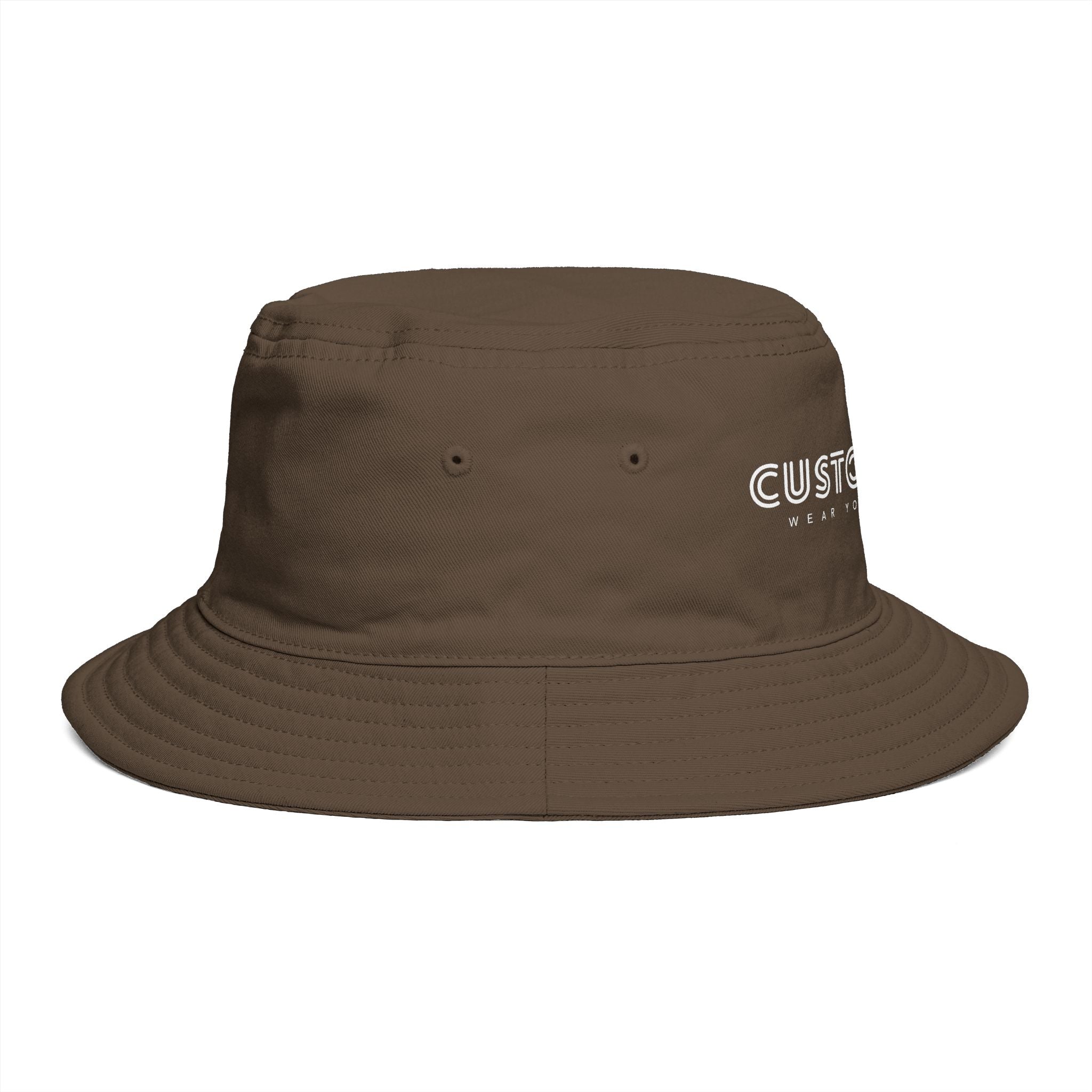 Custom Swag Brown Bucket Hat — 