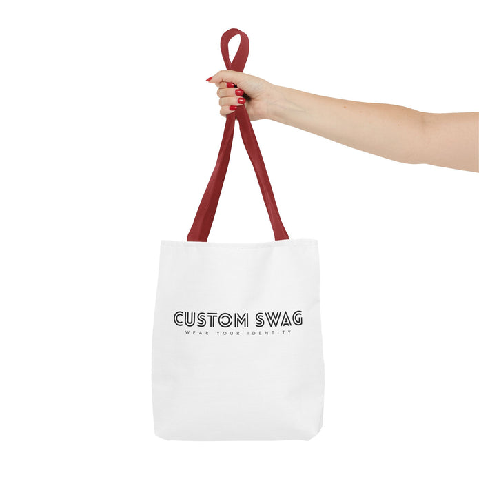 Custom Swag Tote Bag – Minimalist 'Custom Swag: Wear Your Identity' Canvas Tote