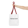 Custom Swag Tote Bag – Minimalist 'Custom Swag: Wear Your Identity' Canvas Tote
