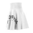 Skater Skirt — Minimalist 'Customs' Logo AOP Women's Skirt