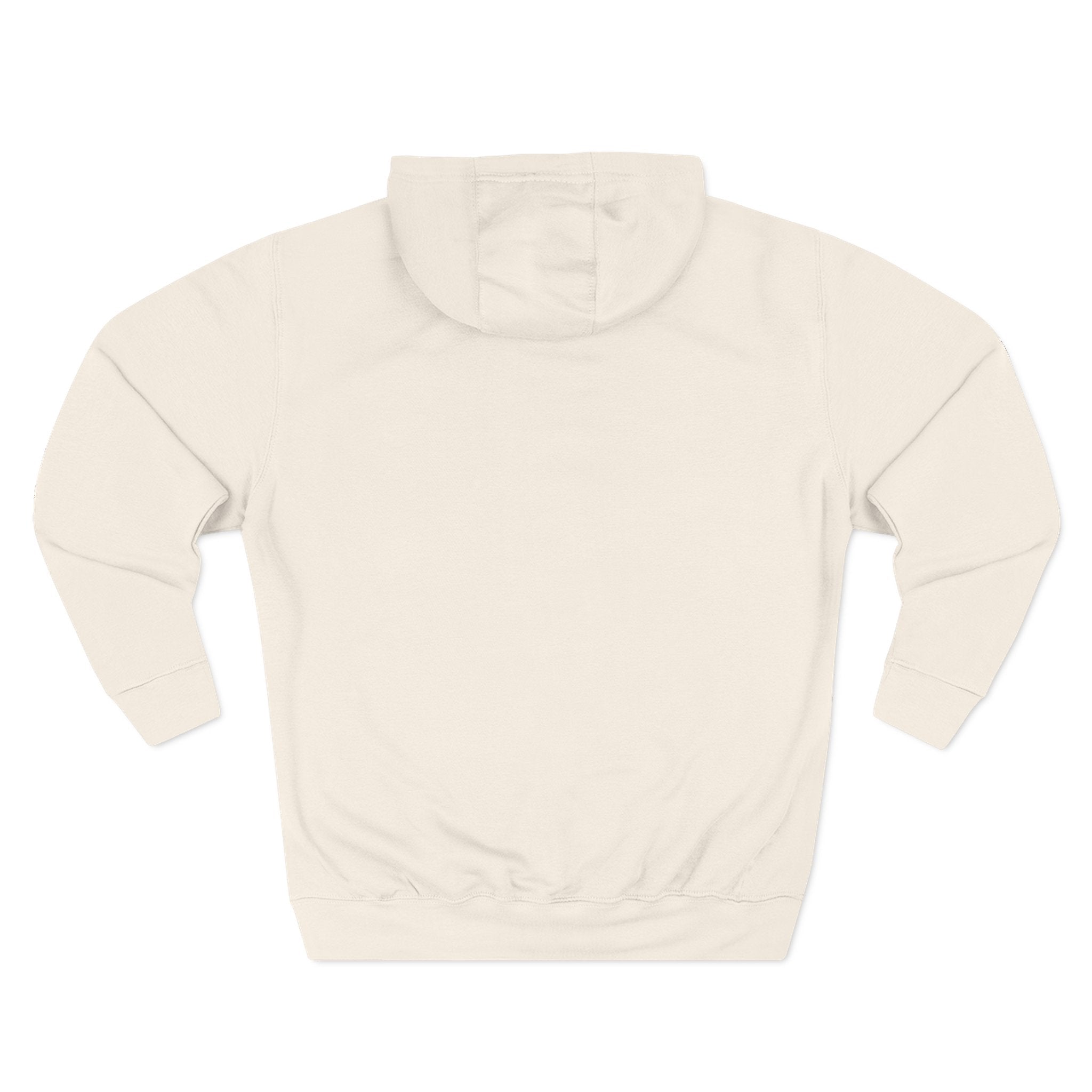 Three-Panel Fleece Hoodie — Cozy Layered Pullover