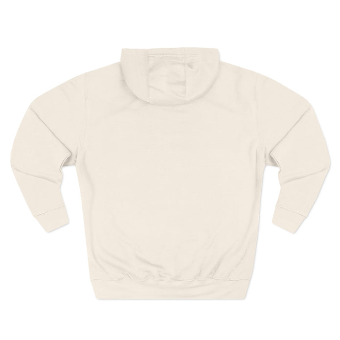 Three-Panel Fleece Hoodie — Cozy Layered Pullover