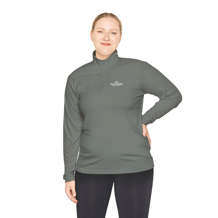 Classic White Quarter-Zip Pullover