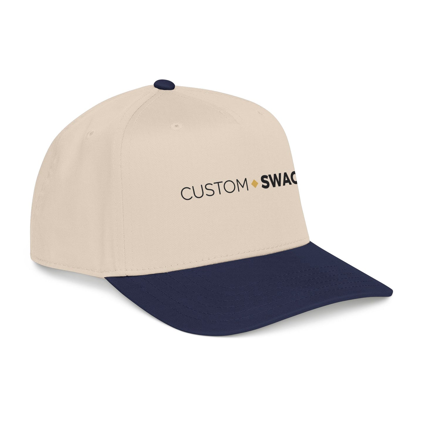 Custom Swag Mid-Profile Baseball Cap — "Wear Your Identity" Embroidered Hat