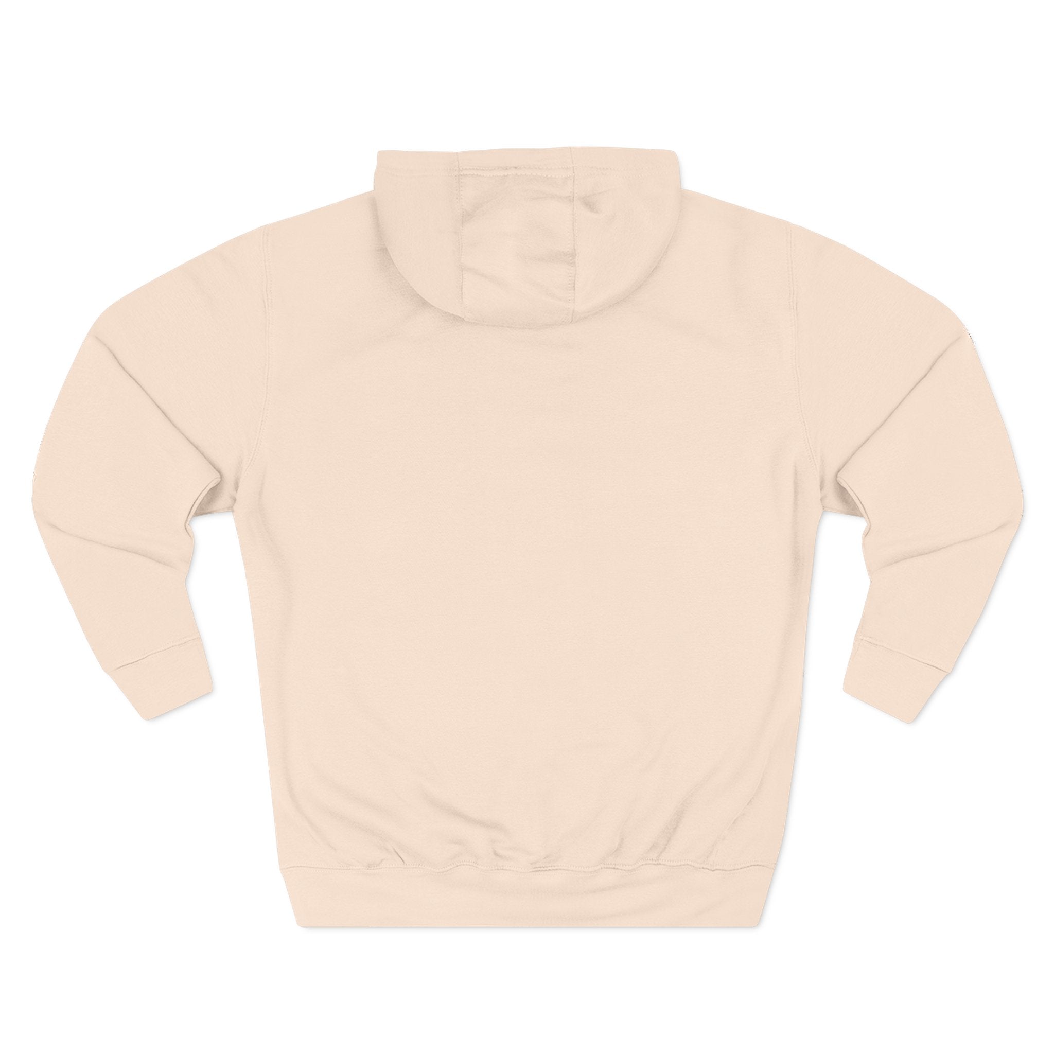 Three-Panel Fleece Hoodie — Cozy Layered Pullover