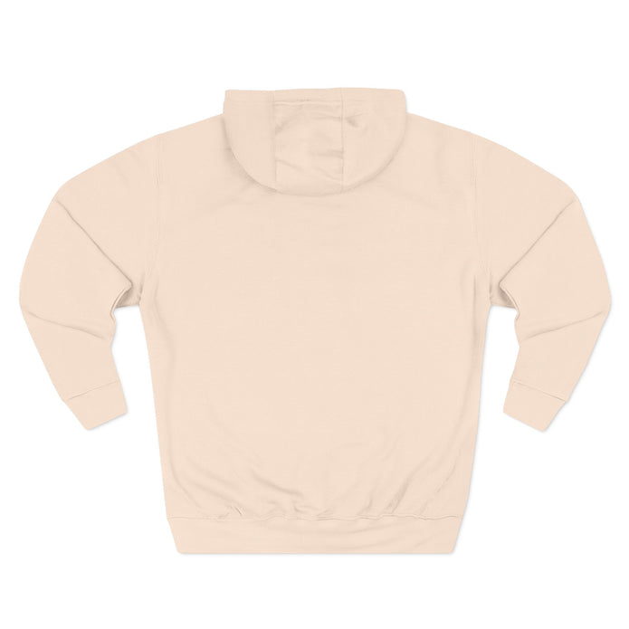 Three-Panel Fleece Hoodie — Cozy Layered Pullover