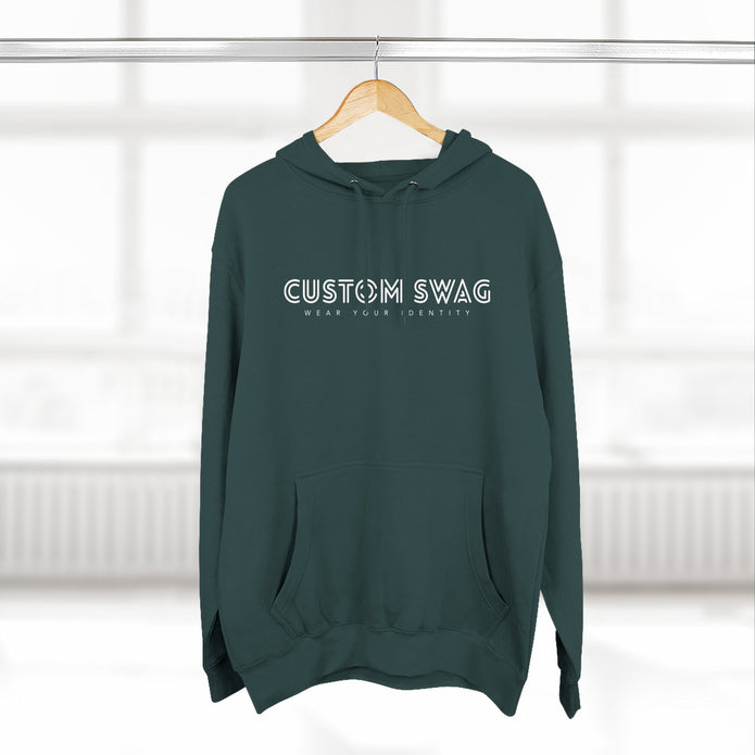 Three-Panel Fleece Hoodie — Cozy Layered Pullover