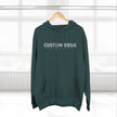 Three-Panel Fleece Hoodie — Cozy Layered Pullover