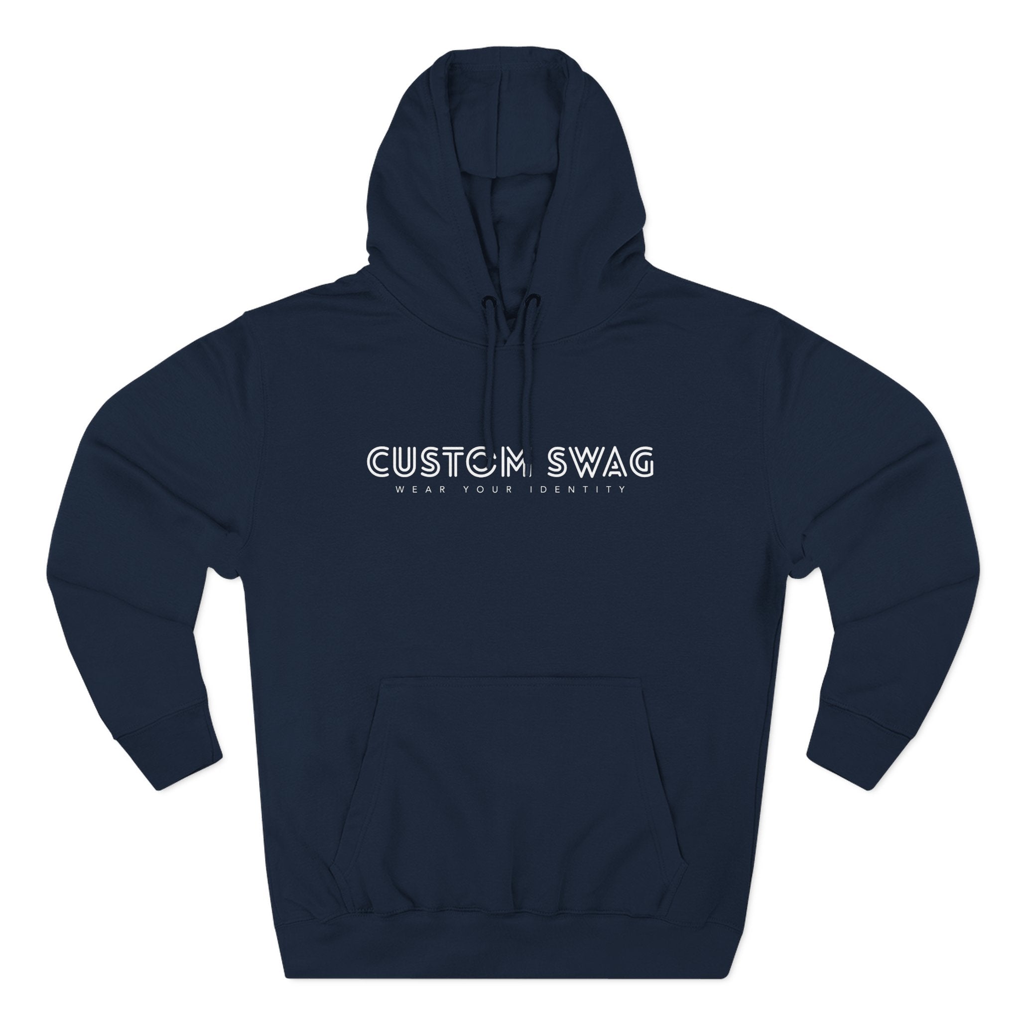 Three-Panel Fleece Hoodie — Cozy Layered Pullover