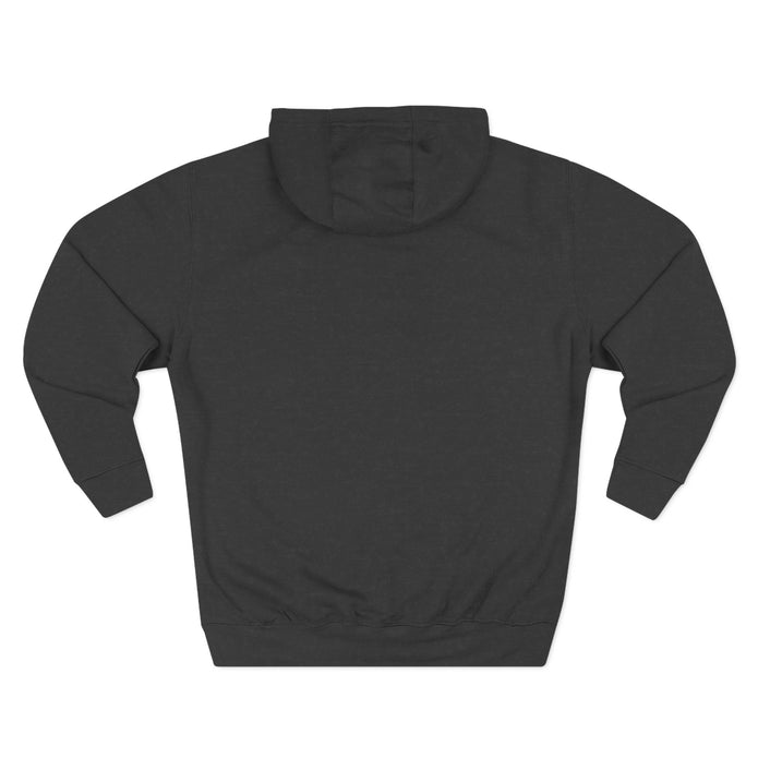 Three-Panel Fleece Hoodie — Cozy Layered Pullover