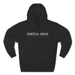 Three-Panel Fleece Hoodie — Cozy Layered Pullover