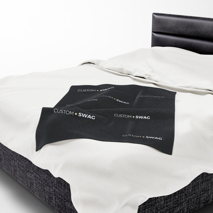 Velveteen Plush Blanket — Soft Luxe Throw for Cozy Home, Bed & Travel