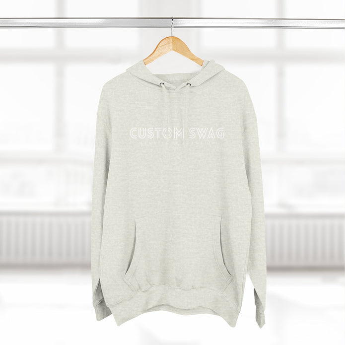 Three-Panel Fleece Hoodie — Cozy Layered Pullover