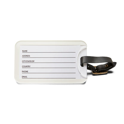 Minimalist Custom Swag Luggage Tag — Personalized Travel ID Tag