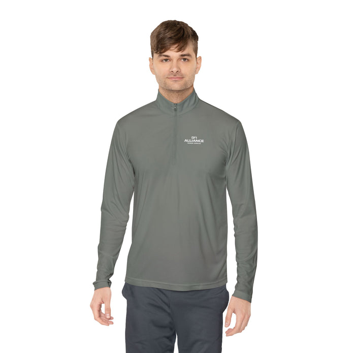 Classic White Quarter-Zip Pullover