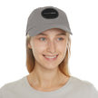 Leather Patch Dad Hat — Custom Swag Embroidered Round Patch