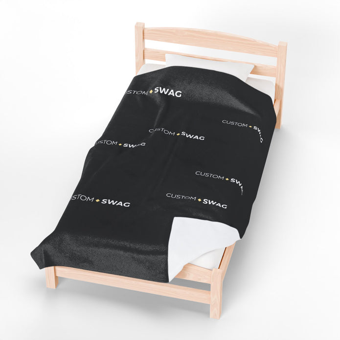 Velveteen Plush Blanket — Soft Luxe Throw for Cozy Home, Bed & Travel
