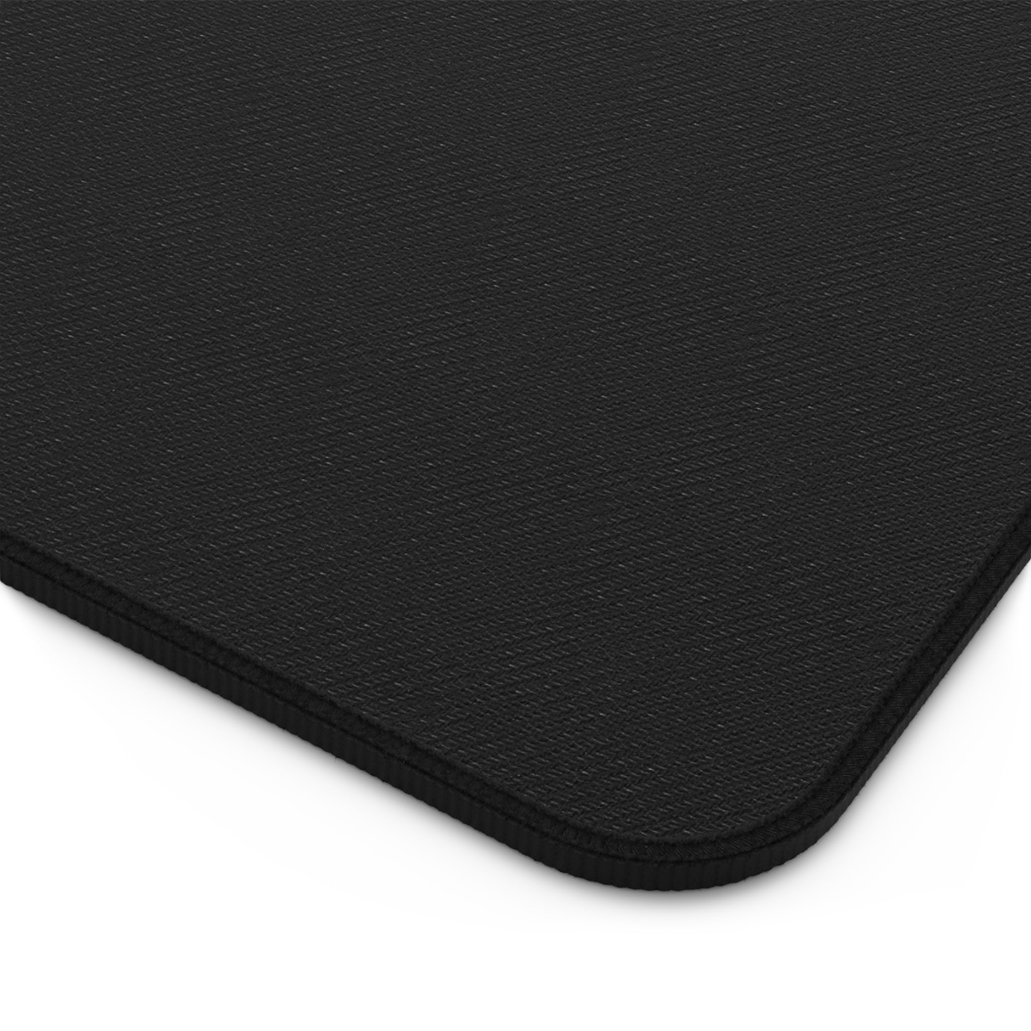 Minimalist White Desk Mat with Custom Swag Logo