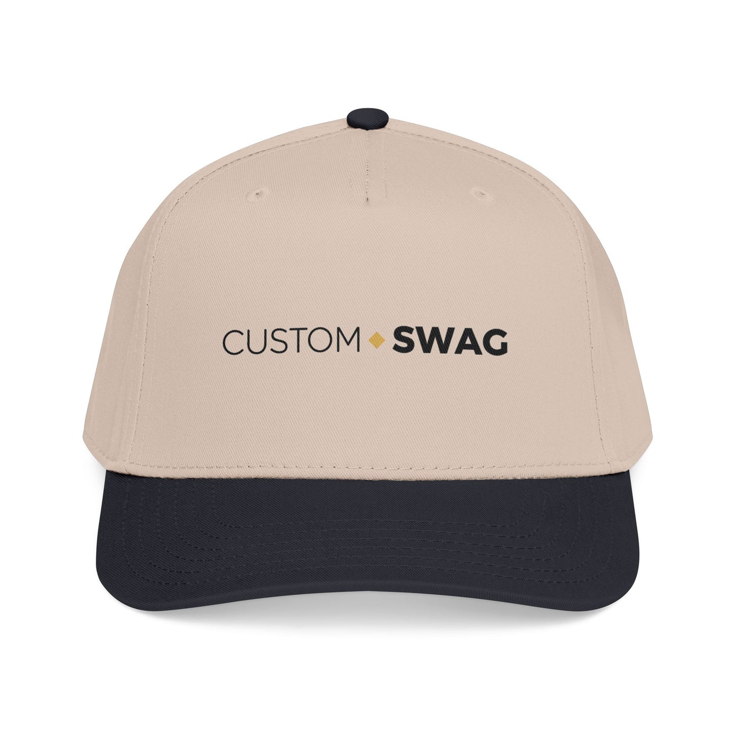 Custom Swag Mid-Profile Baseball Cap — "Wear Your Identity" Embroidered Hat