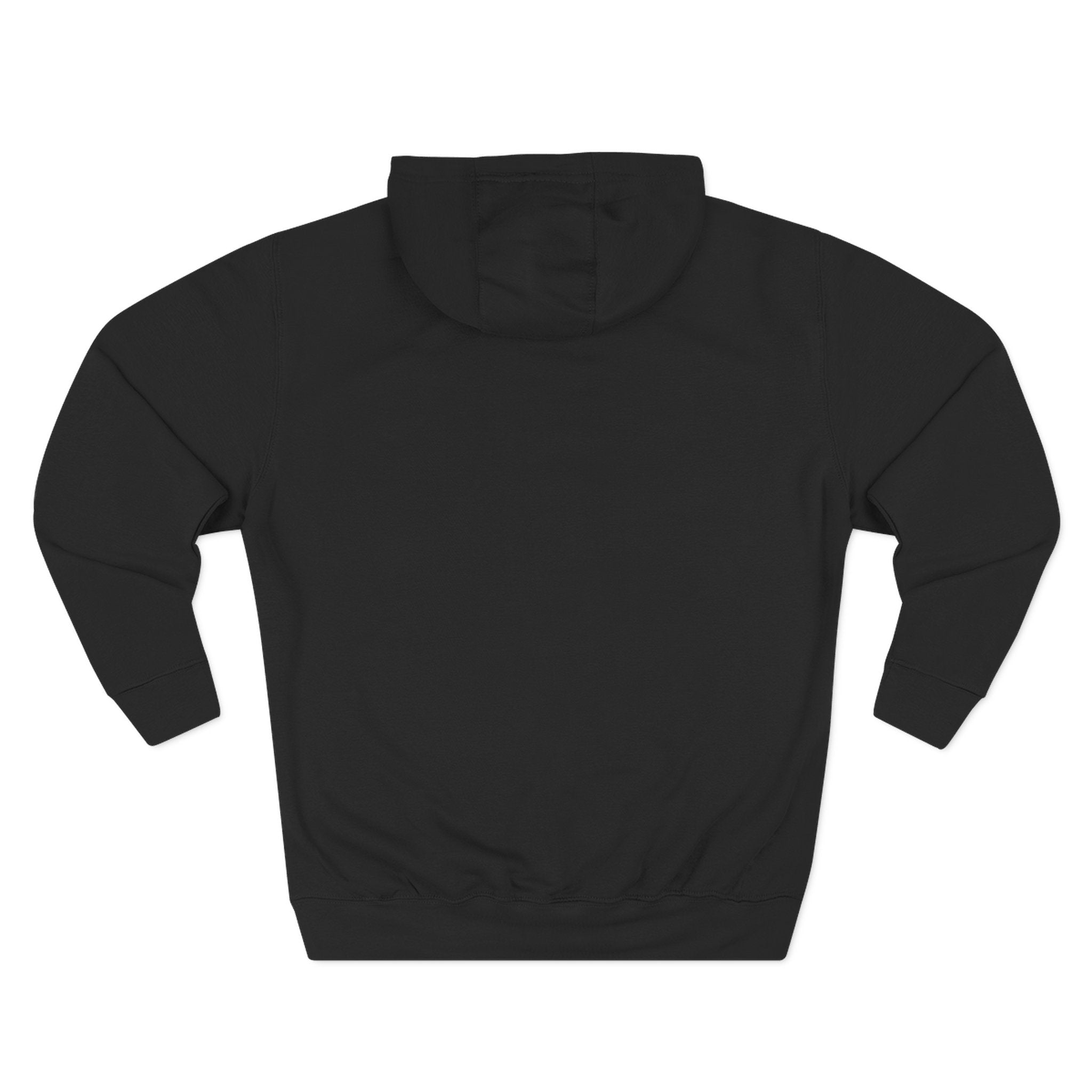 Three-Panel Fleece Hoodie — Cozy Layered Pullover