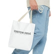Custom Swag Tote Bag – Minimalist 'Custom Swag: Wear Your Identity' Canvas Tote