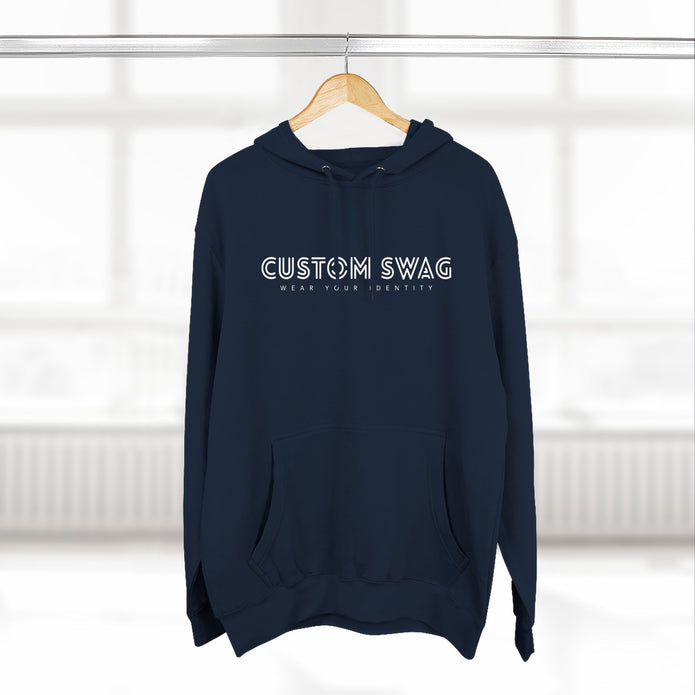 Three-Panel Fleece Hoodie — Cozy Layered Pullover