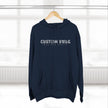 Three-Panel Fleece Hoodie — Cozy Layered Pullover