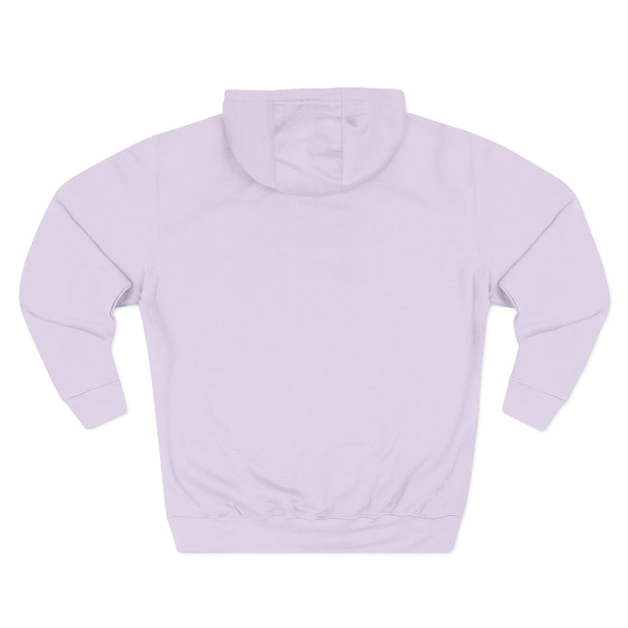 Three-Panel Fleece Hoodie — Cozy Layered Pullover
